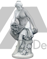 Betono skulptūra - graži moteris