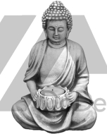 Świecznik Budda