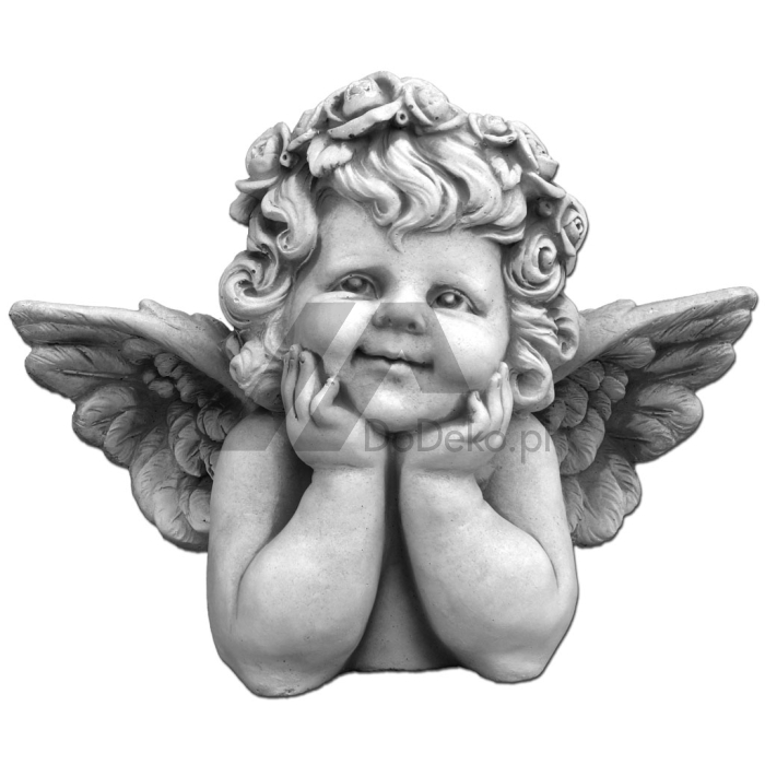 Betoninis angelas – dekoratyvinė figūrėlė