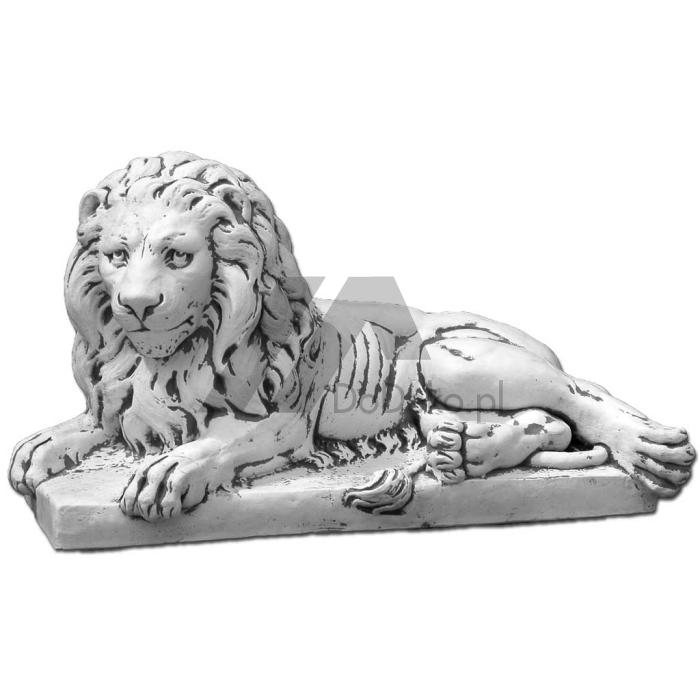 Betono paveikslas - liūtas liko