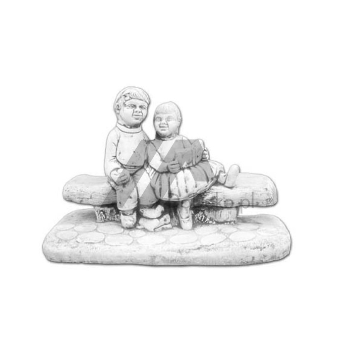 Dekoratyvinė skulptūra - vaikai ant stendo
