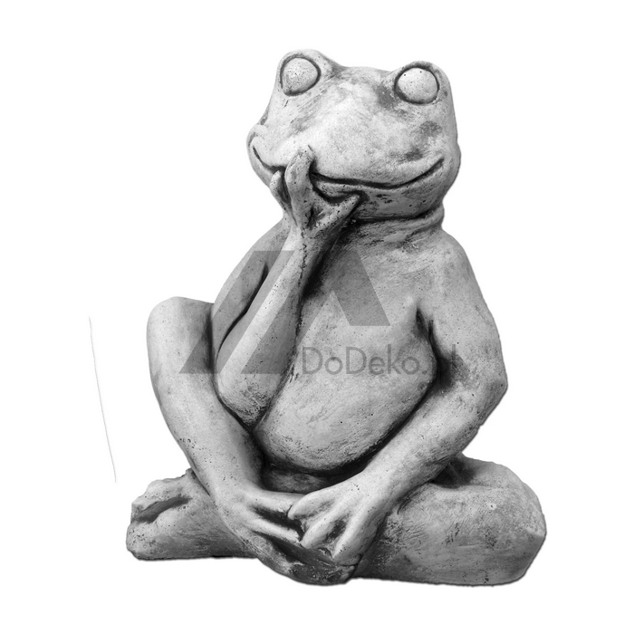 Urocza żaba - figurka dekoracyjna z betonu