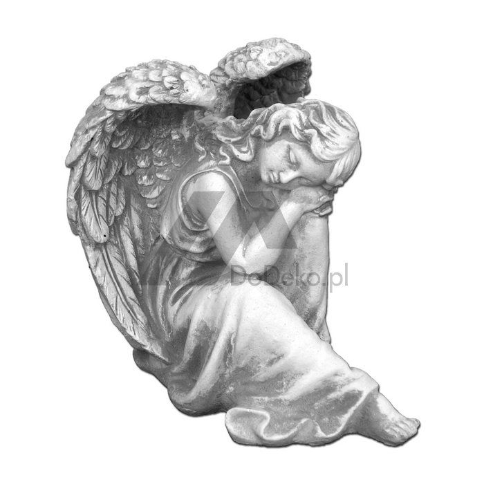 Miegantis angelas su sparnais